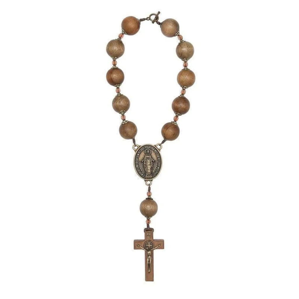 Dezena de Porta Nossa Senhora das Graças em Madeira Imbuia