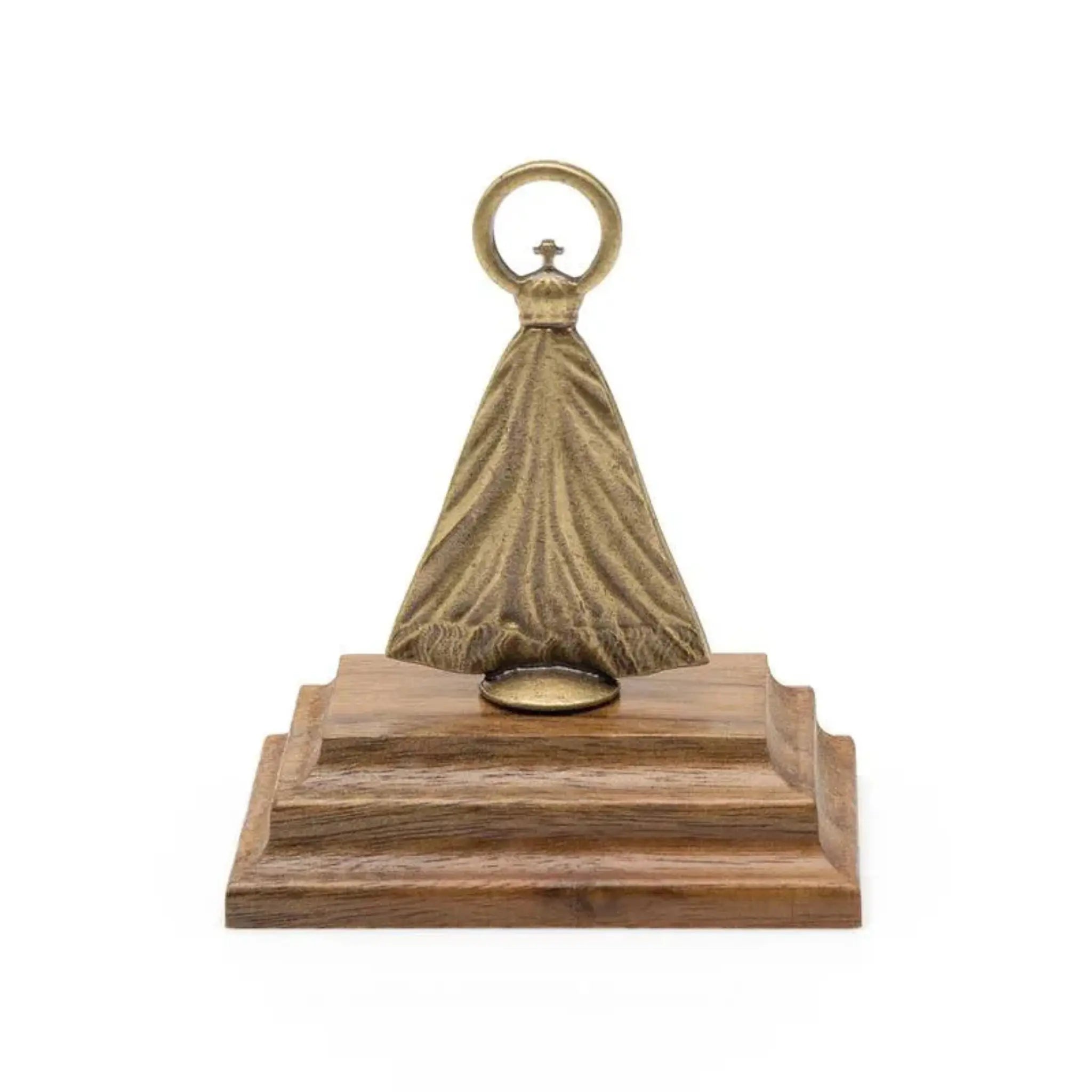 Imagem N. Senhora Aparecida com Pedestal Ouro Velho