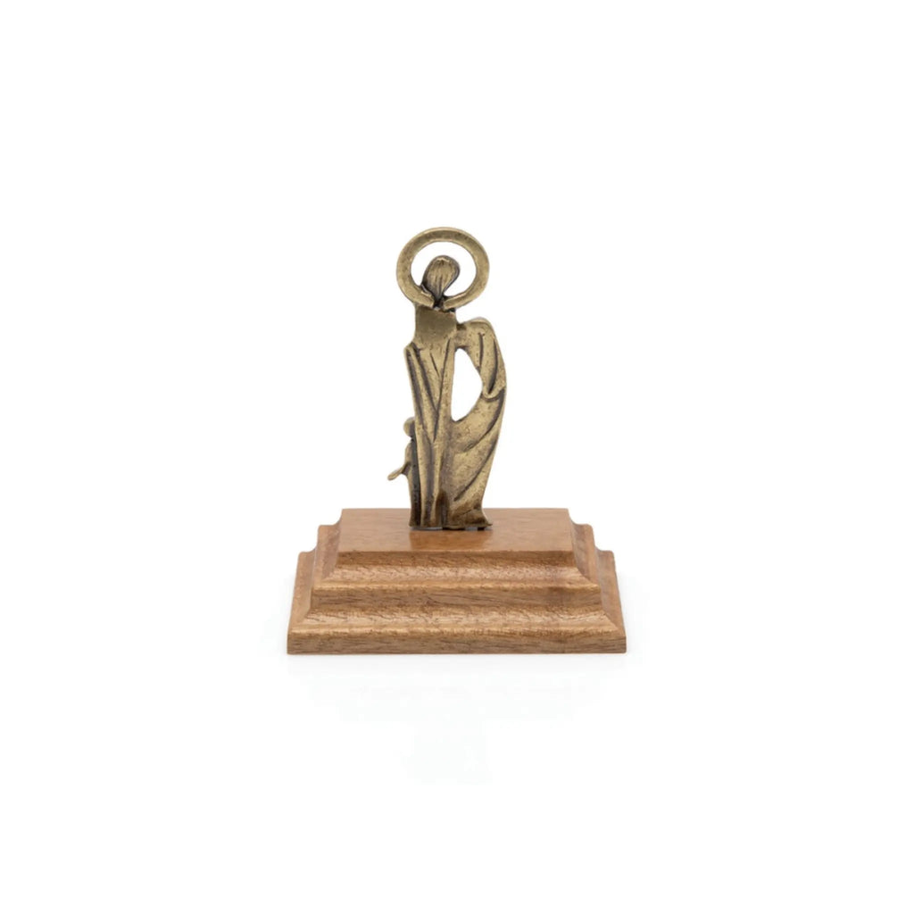 Imagem Sagrada Família com Pedestal Ouro Velho