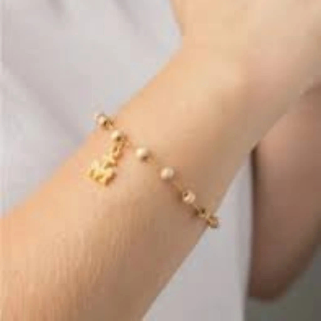 Pulseira Mariana Nossa Senhora Das Graças Perolada 4mm
