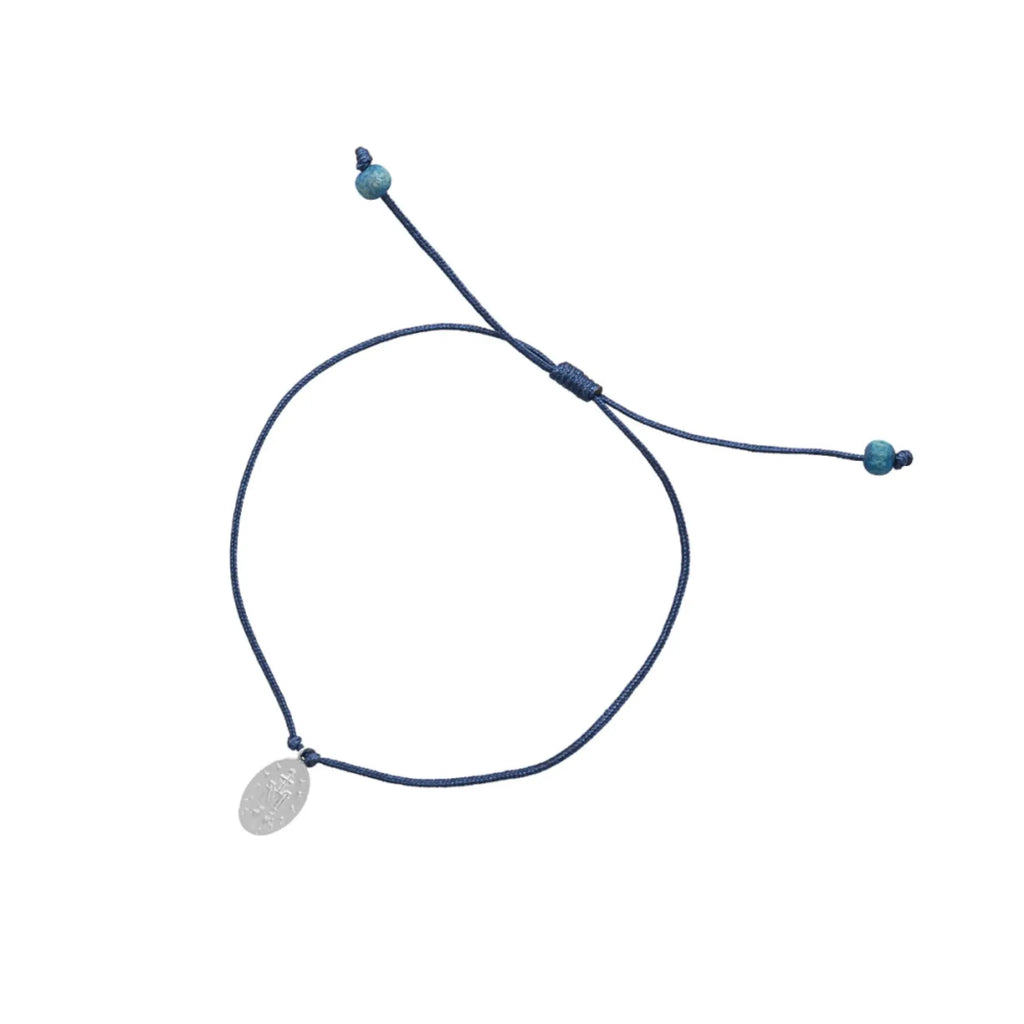 Pulseira Nossa Senhora das Graças Azul Marinho
