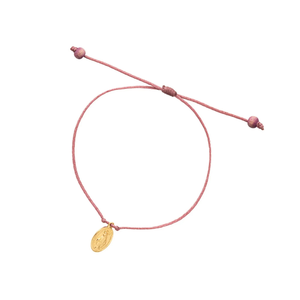 Pulseira Nossa Senhora das Graças Dourado com Rosé