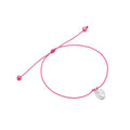 Pulseira Nossa Senhora das Graças Prata e Pink